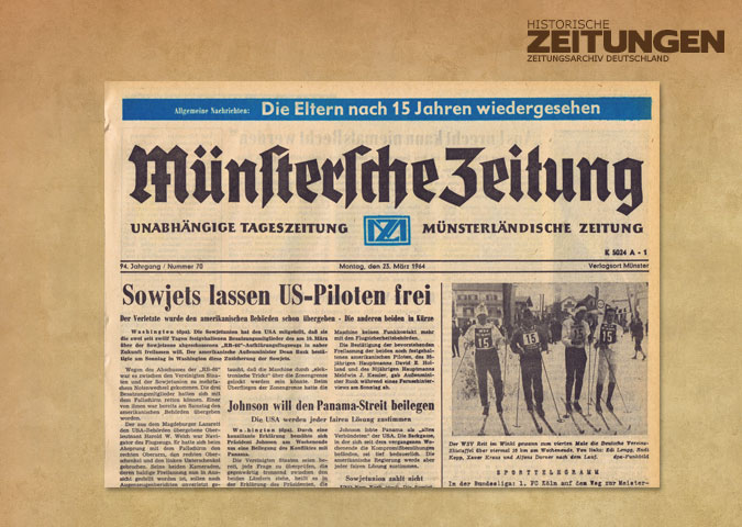 Münstersche Zeitung vom 19.12.1952. 